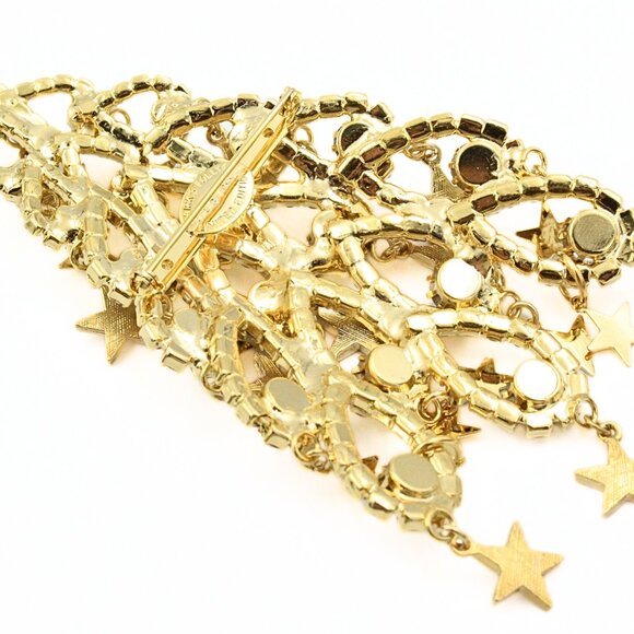 Kirks Folly Limited Edition 013/500 Rhinestones Christmas Tree Gold Tone Brooch - Picture 2 of 11